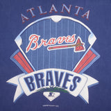 Vintage Mlb Atlanta Braves 1992 Starter Tee Shirt Size Large Made In USA