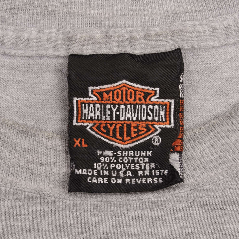 Vintage Harley Davidson Laughlin River Run 20Th Anniversary 2002 Tee Shirt Size XL Made In USA