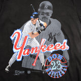 CAMISETA VINTAGE DE DON MATTINGLY DE LOS NY YANKEES DE LA MLB DE 1989, TALLA MEDIANA, FABRICADA EN EE. UU.