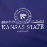 Vintage Ncaa Kansas State Wilcats Purple Sweatshirt 1990S 2XL