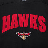 Vintage Nba Atlanta Hawks Black Starter Sweatshirt 1990S Size 2XL Deadstock