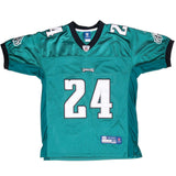 Vintage Nfl Philadelphia Eagles Asomugha #24 Reebok Jersey 2000S Size 48 XL