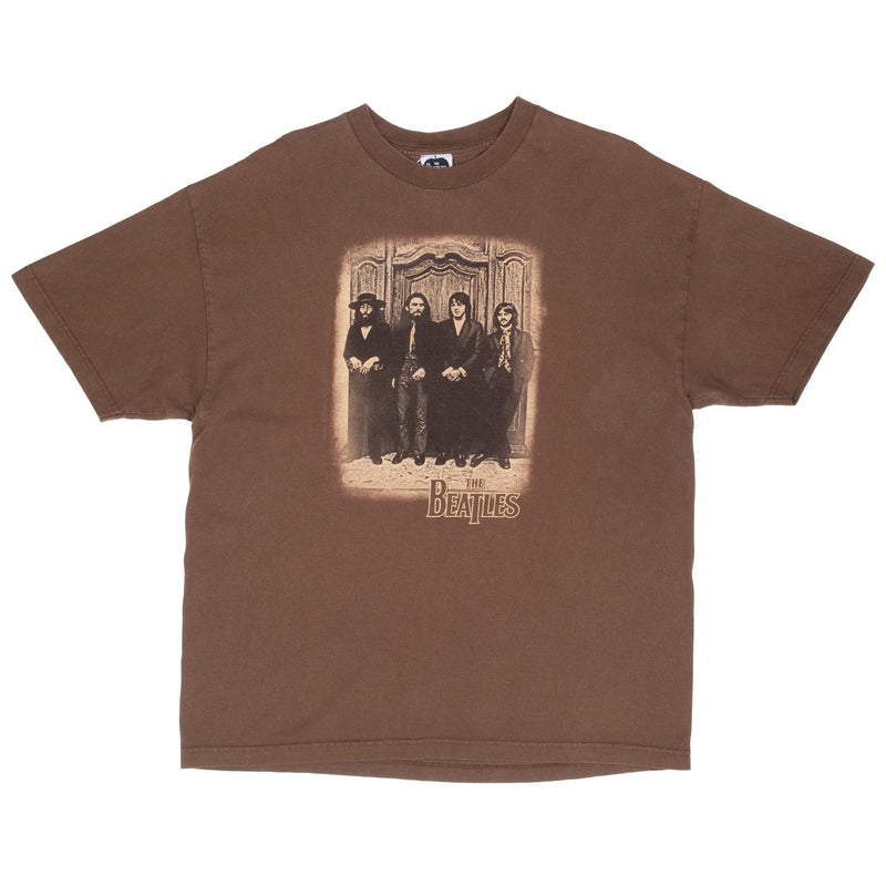 Vintage The Beatles 2006 Brown Tee Shirt Size XL