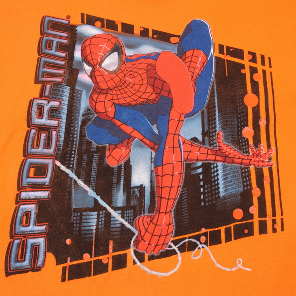 CAMISETA VINTAGE DE SPIDERMAN 2004 TALLA MEDIANA