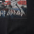 Vintage Def Leppard Union Jack 2002 Black Tee Shirt Size XL