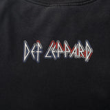 Vintage Def Leppard Union Jack 2002 Black Tee Shirt Size XL