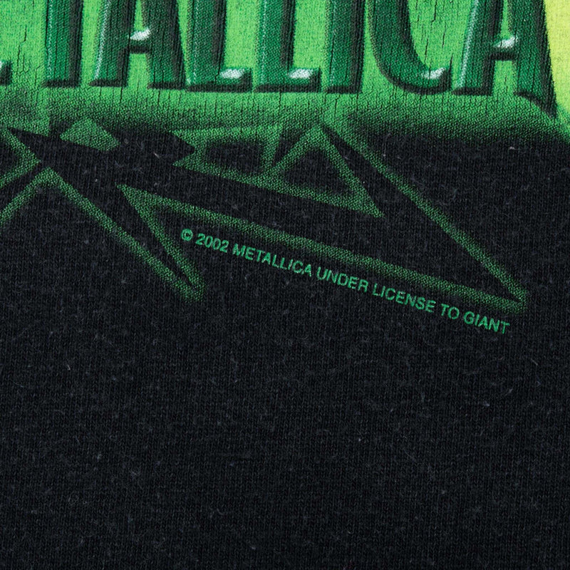 Vintage Metallica 2002 Black Tee Shirt Size 3XL