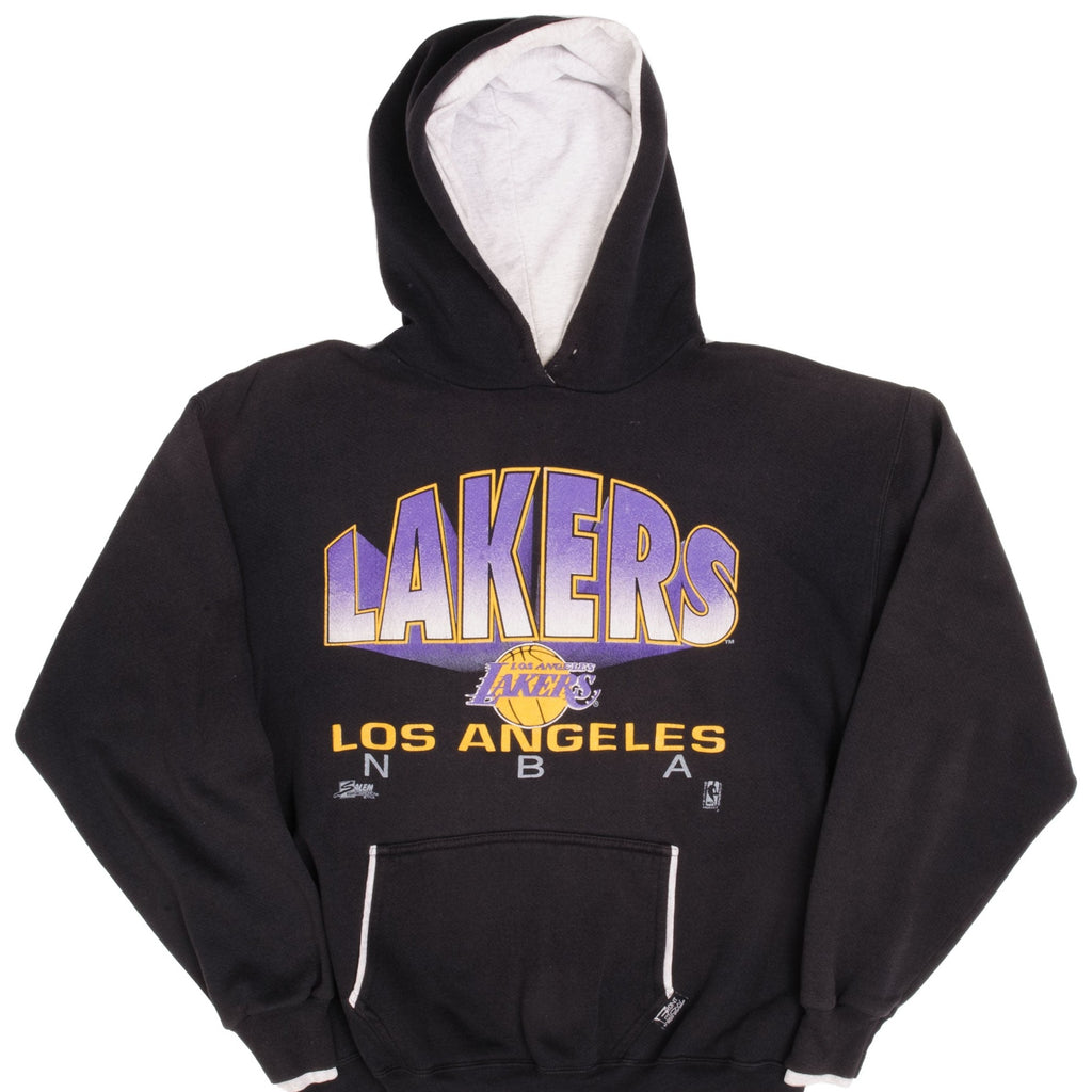 VINTAGE NBA LOS ANGELES LAKERS 1992 HOODIE SWEATSHIRT XL MADE IN USA