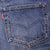 Beautiful Indigo Levis 501 Z XX Jeans With Single Stitch, Hidden Rivet and Selvedge Made in USA with Medium Dark Blue Wash.  Size 34X32 on tag actual size 31X29 Back Button #555