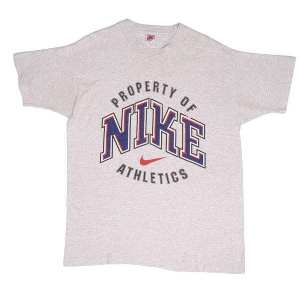 Vintage Nike Athletics Tee Shirt Size Large Made In USA With Single Stitch Sleeves