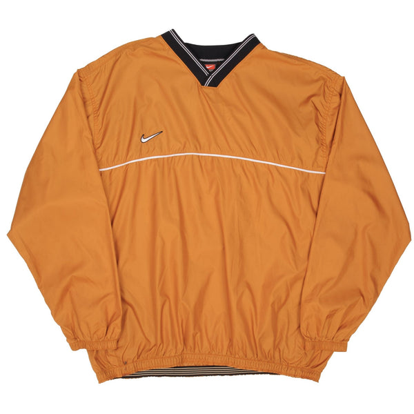 Vintage Nike Windbreaker Pullover Orange Jacket 1990S Size XL