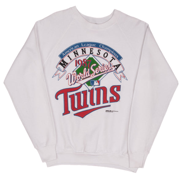 Vintage MLB Minnesota Twins Sweatshirt 1987 Size Large Made In USA