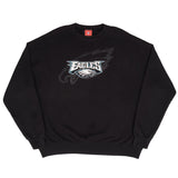 Vintage Nfl Philadelphia Eagles 2000S Black Sweatshirt Size 2XL