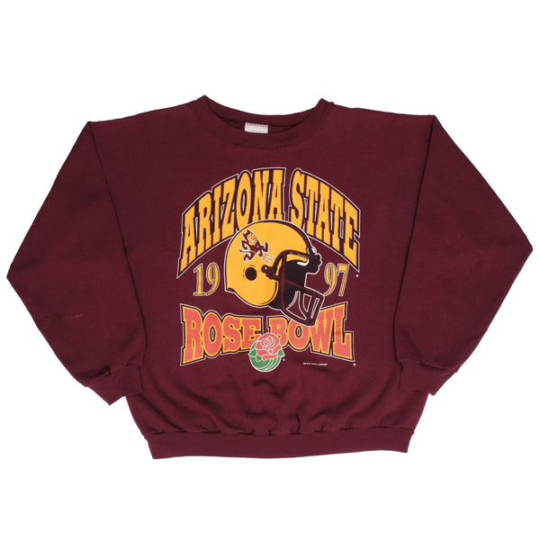 Vintage Ncaa Arizona State Sun Devils At The Rose Bowl 1997 Sweatshirt Size XL Made In Usa