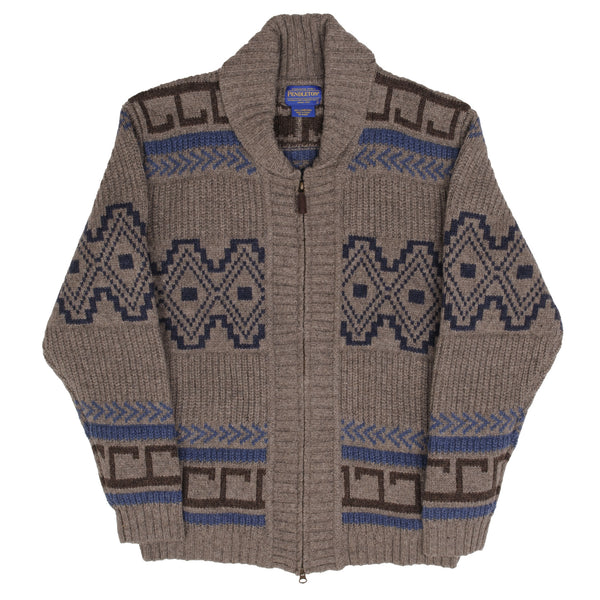 Vintage Pendleton Knit Wool Cardigan Sweater 1990S Size Large