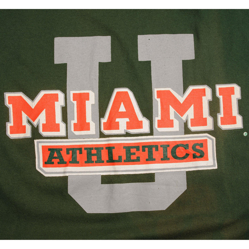 VINTAGE CHAMPION MIAMI ATHLETICS TEE SHIRT EARLY 1980S SIZE LARGE MADE USA