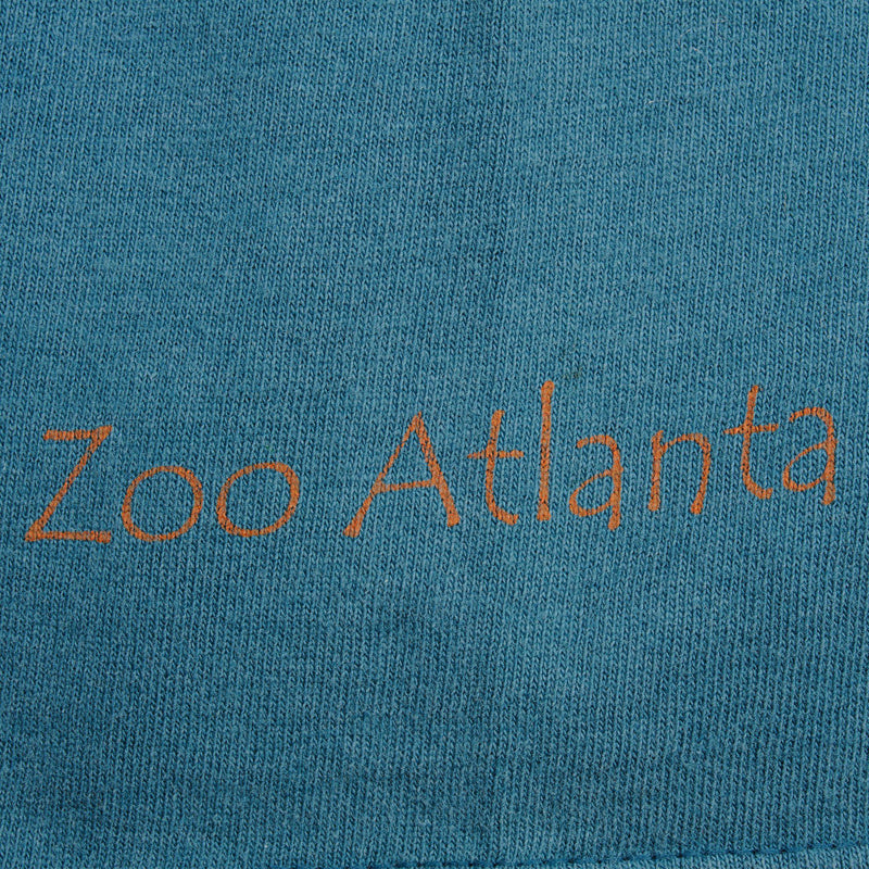 VINTAGE ZOO ATLANTA CHAMELEON TEE SHIRT SIZE LARGE MADE IN USA