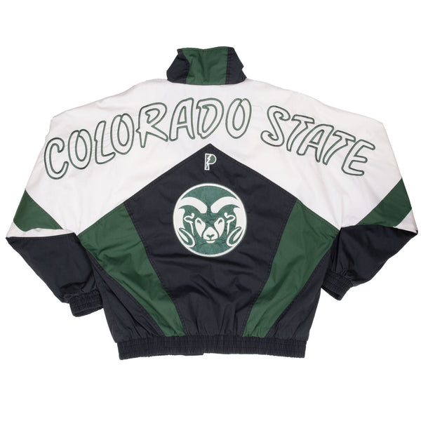 Vintage Ncaa Colorado State Pro Player Windbreaker Jacket 1990S Size Large