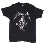 Vintage Metallica Nowhere Else To Roam Europe Tour 1993 Tee Shirt Size Medium With Single Stitch Sleeves