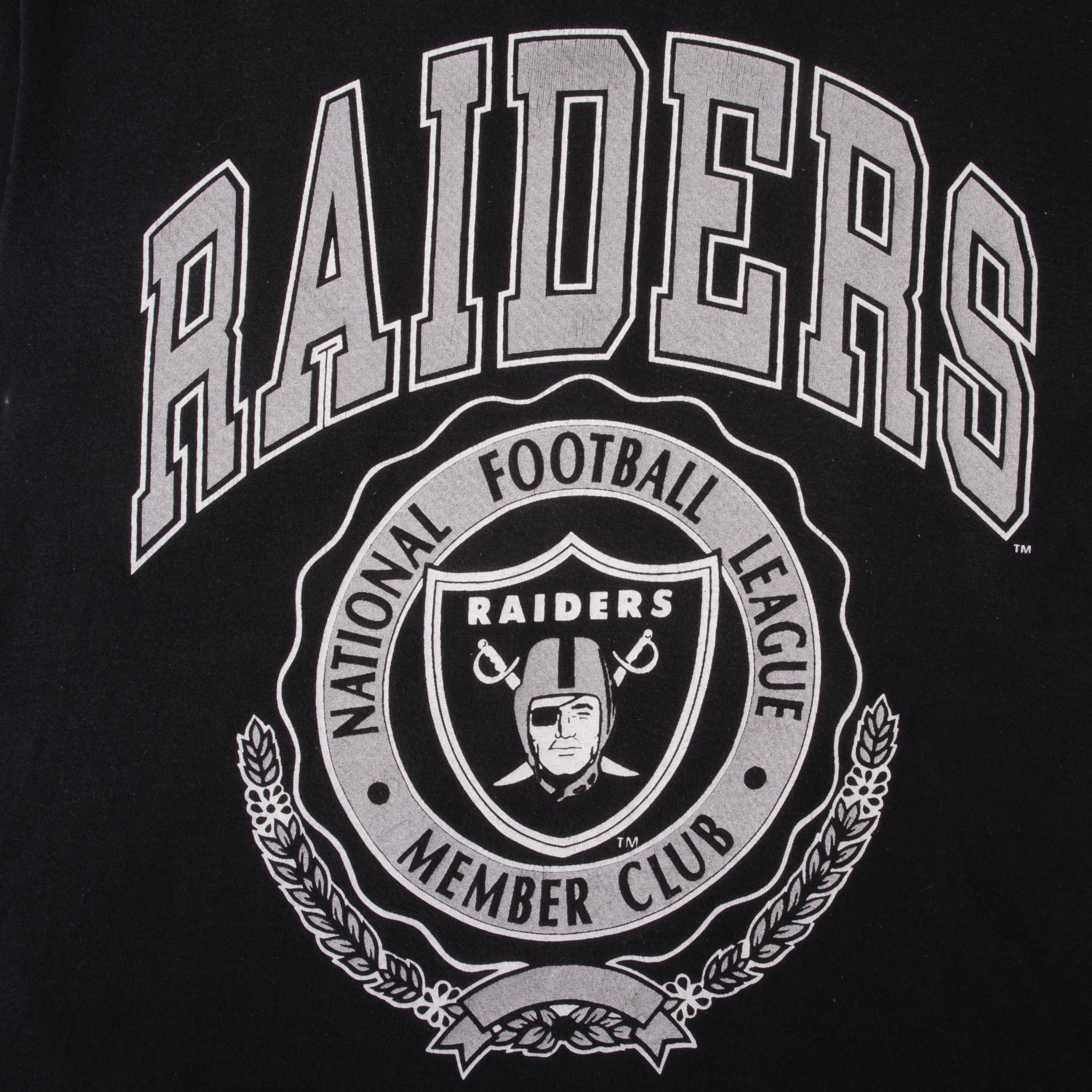 Vintage NFL Los Angeles Raiders Tee Shirt 1990s Size Large Made in USA