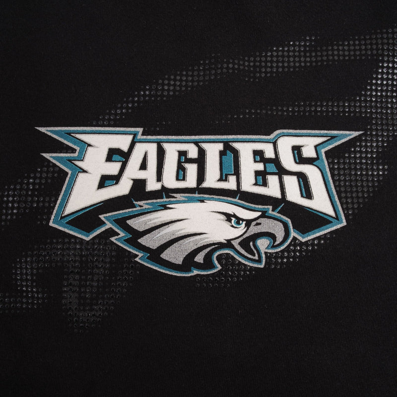 Vintage Nfl Philadelphia Eagles 2000S Black Sweatshirt Size 2XL