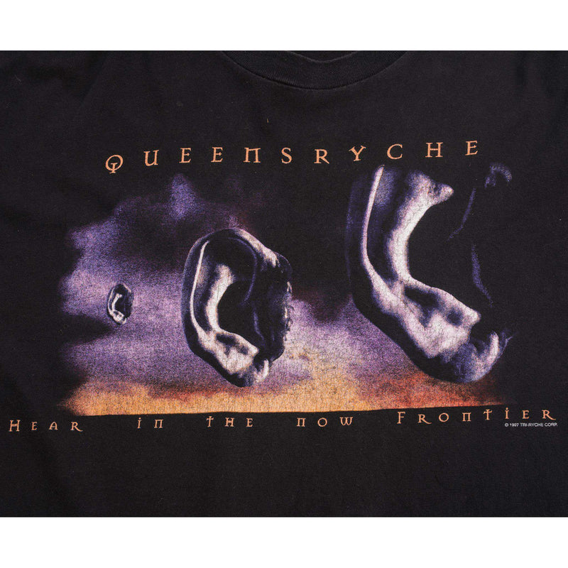 VINTAGE QUEENSRYCHE HEAR IN THE NOW FRONTIER TEE SHIRT 1997 SIZE XL