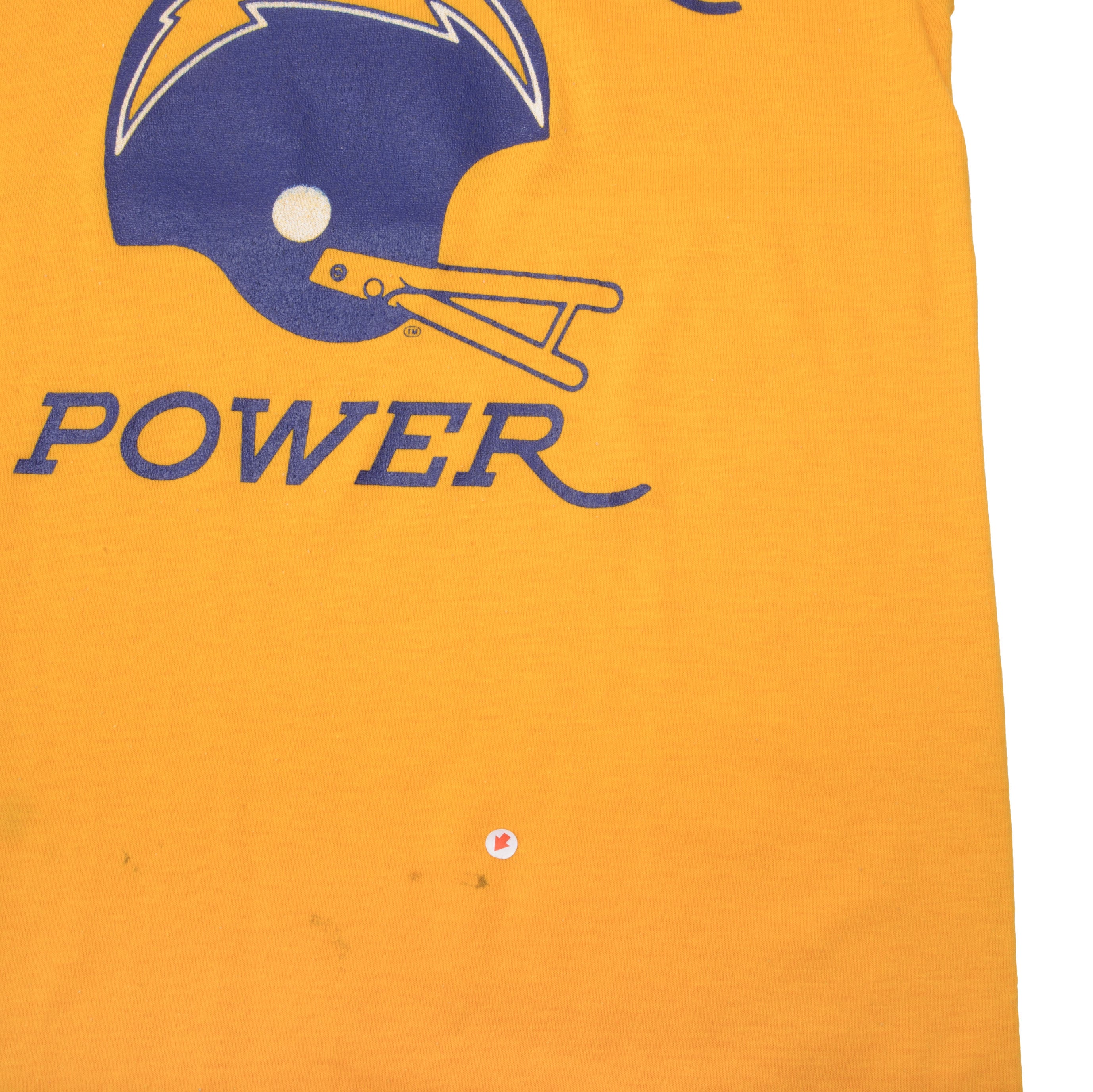 Vintage San Diego Chargers Champion 70s NFL Single Stitch T-Shirt. Medium