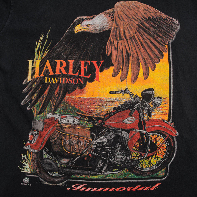 VINTAGE HARLEY DAVIDSON TEE SHIRT 1996 SIZE LARGE MADE IN USA