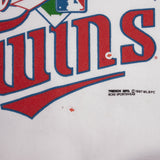 SUDADERA VINTAGE MLB MINNESOTA TWINS 1987 GRANDE FABRICADA EN EE. UU.