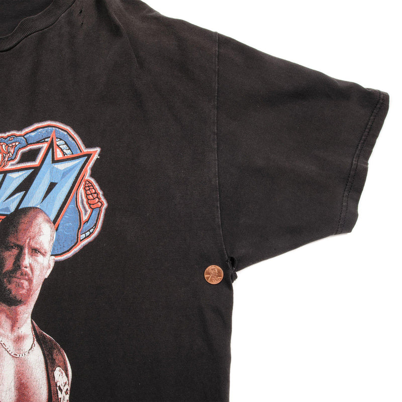 VINTAGE STONE COLD STEVE AUSTIN TEE SHIRT 2000 SIZE XL