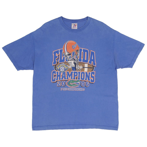 Vintage Ncaa Florida Gators National Sec Champions 2006 Tee Shirt Size XL