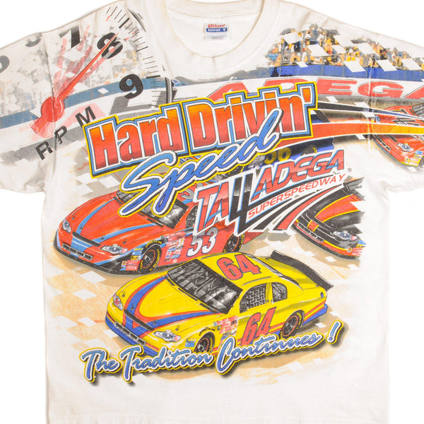 CAMISETA VINTAGE DE NASCAR TALLADEGA SUPERSPEEDWAY, TALLA GRANDE