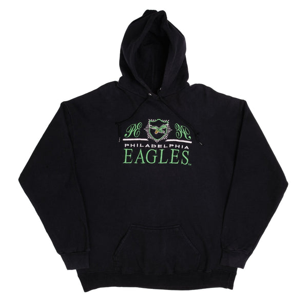 Vintage NFL Philadelphia Eagles Hoodie Sweatshirt Size XL Made In USA