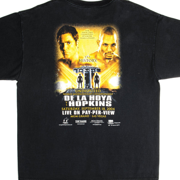 CAMISETA VINTAGE DE LA HOYA VS HOPKINS 2004 TALLA GRANDE