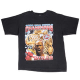 Vintage Bootleg Chicago Bulls 1998 Champions Tee Shirt Size XL 1990s Dennis Rodman Michael Jordan Scottie Pippen