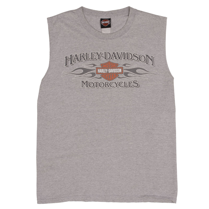 Vintage Harley Davidson Snake Twin Falls Idaho Tank Top Tee Shirt 2006 Size Large Made In USA