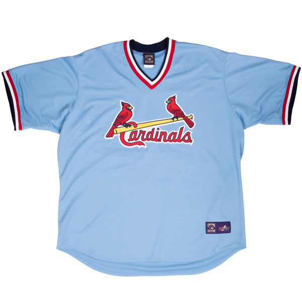 Vintage Mlb St Louis Cardinals Majestic Copperstown Collection Jersey Size 3XL Made In USA