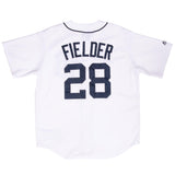 Vintage Mlb Detroit Tigers Prince Fielder #33 Majestic Jersey 2010S Size Large