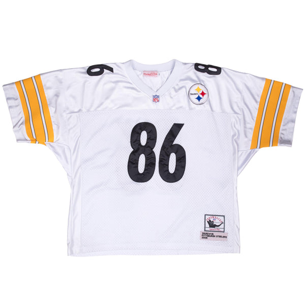 Vintage Nfl Pittsburgh Steelers Hines Ward #86 Mitchell & Ness Jersey 2005 Size 60