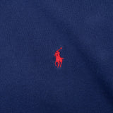 Vintage Ralph Lauren Blue Long Sleeve Polo Shirt 1990S Size 2XL