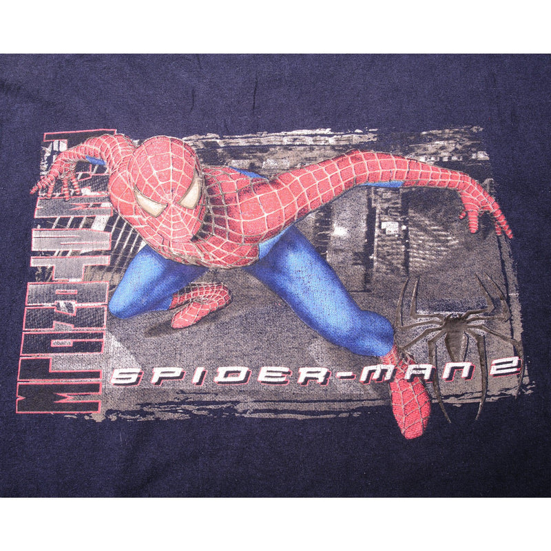 VINTAGE MARVEL SPIDERMAN 2 TEE SHIRT 2004 SIZE XL