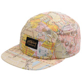 Vintage Stussy Designs Los Angeles Map All Over Print Cap