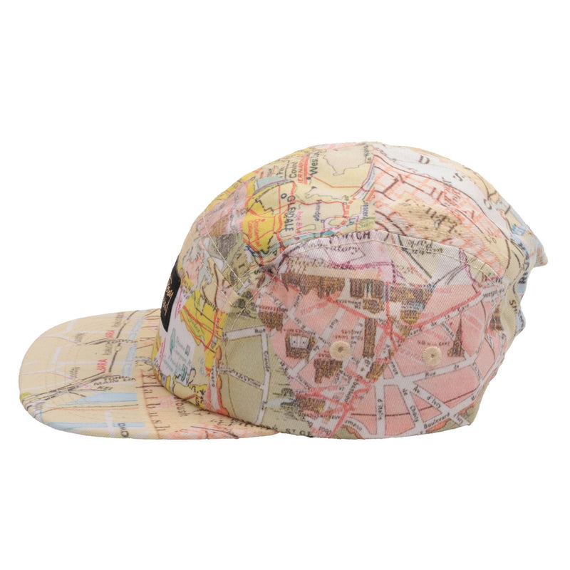 Vintage Stussy Designs Los Angeles Map All Over Print Cap