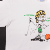 VINTAGE NBA LARRY BIRD BOSTON CELTICS CONVERSE TEE SHIRT 1992 XL MADE USA