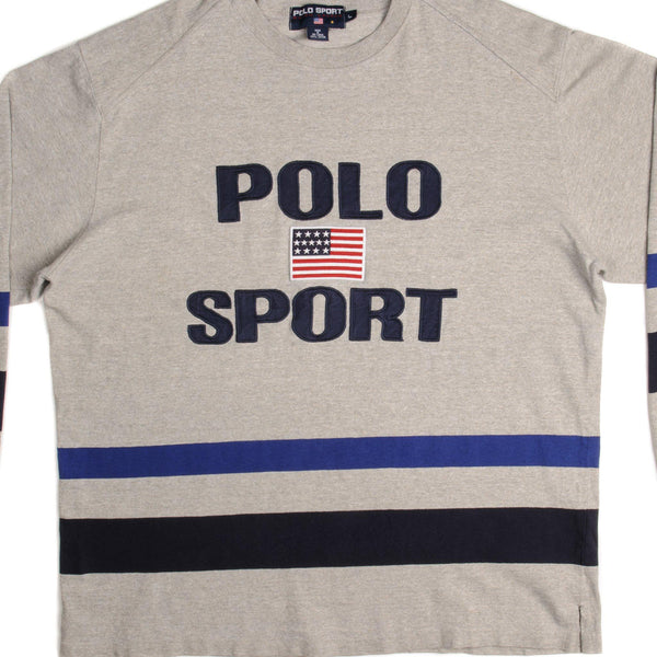 SUDADERA VINTAGE POLO SPORT RALPH LAUREN TALLA GRANDE AÑOS 90