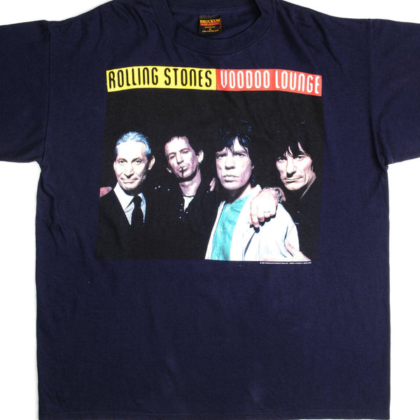 CAMISETA VINTAGE DE LA GIRA VOODOO LOUNGE DE LOS ROLLING STONES DE 1994, TALLA XL, FABRICADA EN EE. UU.