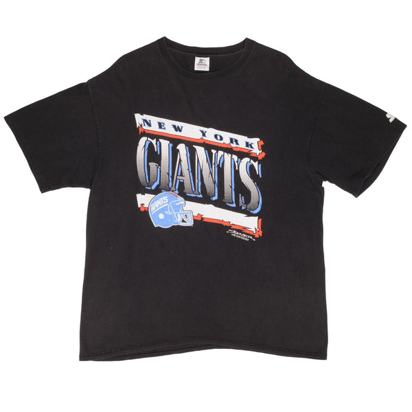 Vintage NFL New York Giants Tee Shirt 1990 Size XL Made In USA With Single Stitch Sleeves