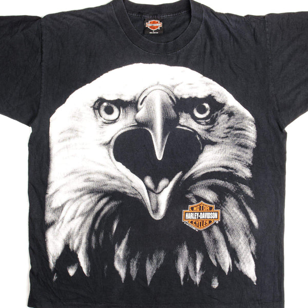 CAMISETA VINTAGE HARLEY DAVIDSON 1993 TALLA GRANDE FABRICADA EN EE. UU.