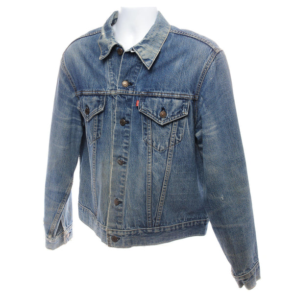 CHAQUETA VINTAGE LEVIS DE UNA SOLA COSTURA, TALLA 46, FABRICADA EN EE. UU.