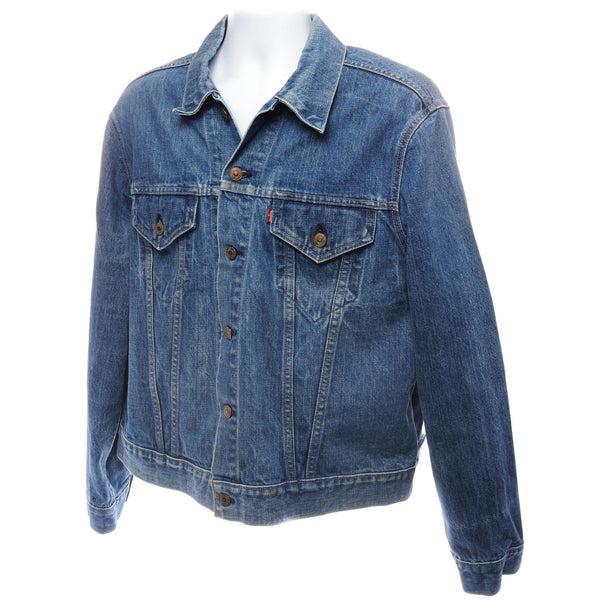 CHAQUETA VINTAGE LEVIS DE UNA SOLA COSTURA, TALLA 48, FABRICADA EN EE. UU.